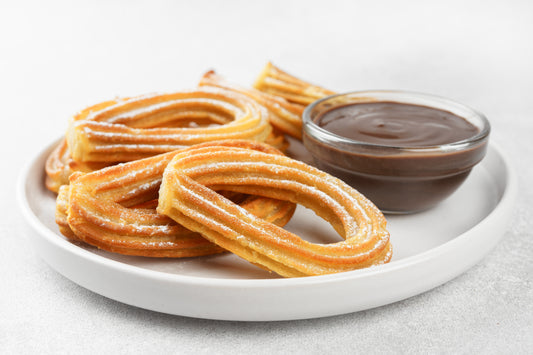 Delight in churro and chocolate making